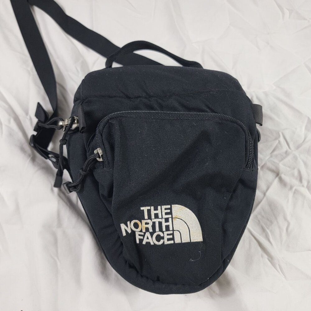 The North Face Padded Camera Bag Black Adjustable Strap Durable Travel Casual